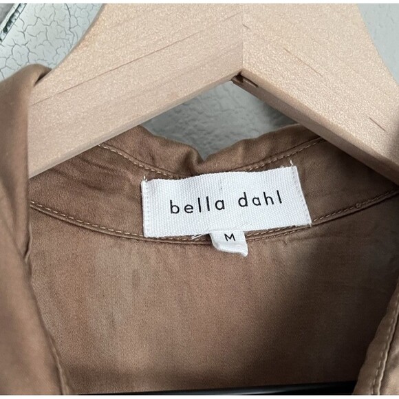 Bella Dahl Women’s M Button Down Flax Henna Ombre Dye Tencel Lyocell - Picture 4 of 7